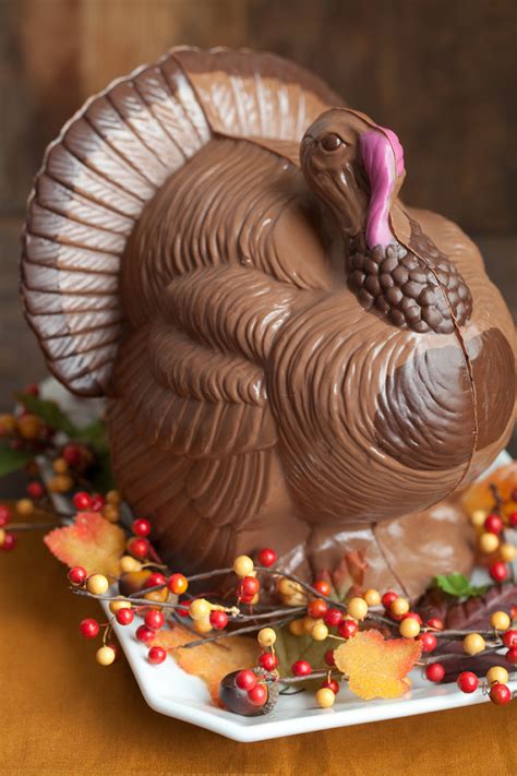 Giant Chocolate Turkey Thanksgiving Centerpiece The Green Head