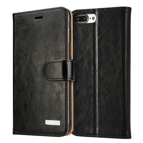 Labato Genuine Leather Wallet Case For Iphone 7 Plus Flip Folio