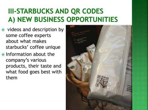 Starbucks Qr Codes Marketing Ppt