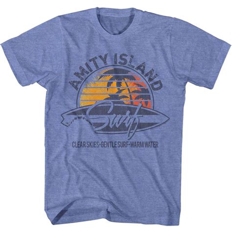 Jaws Amity Island Surf T Shirt Hyper Iconic