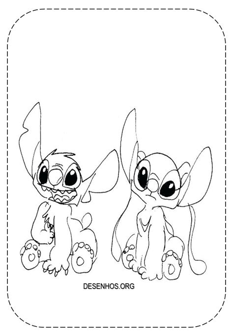 107 Desenhos Lilo E Stitch Para Imprimir E Colorir