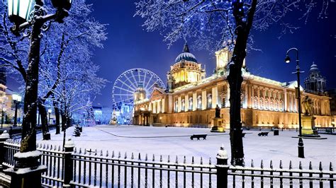 City Hall At Christmas Belfast Northern Ireland Belfast City