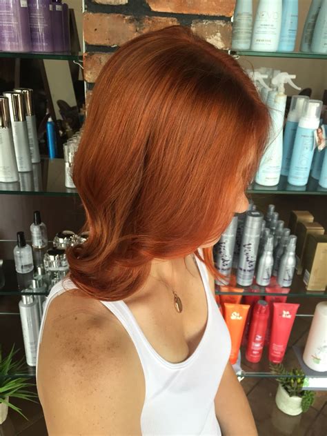 Gorgeous Copper Color Wella Long Hair Styles Hair Makeup Hair