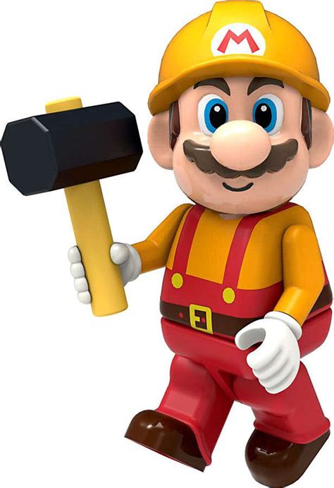 Knex Super Mario Maker Mario Minifigure Loose Toywiz
