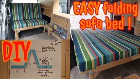 Van Conversion Bed Folding Sofa Bed Design Diy And Easy Folding