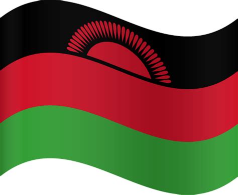 Vector Country Flag Of Malawi Waving Vector Countries Flags Of The