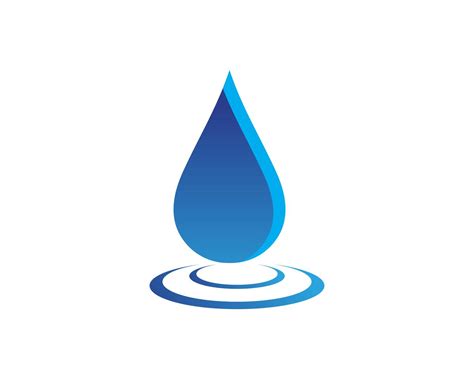 Gota De água Logo Template Vector Download Vetores Gratis Desenhos