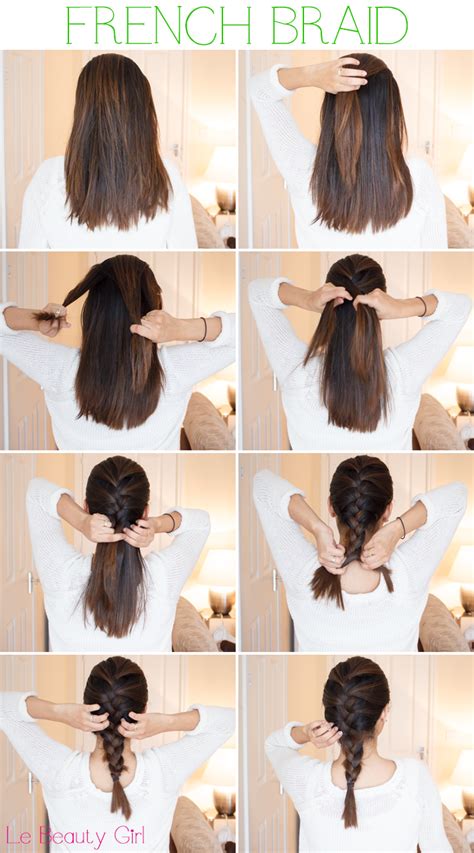 Cross the right section over the middle section so that the original right section is now the middle section. French Braid Tips for Medium & Short Length Hair