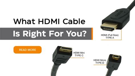 What Are Hdmi Hdmi Mini And Hdmi Micro Cables
