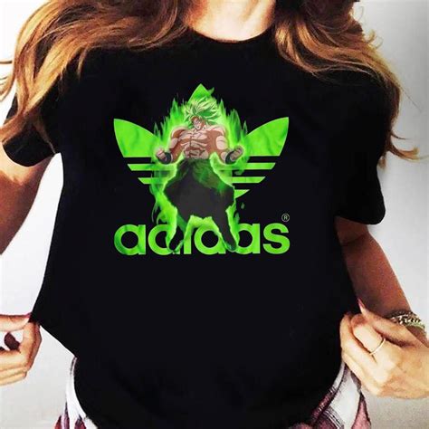 This novelty tee has a crew neck, long sleeves, and goku graphics on the front and sleeves. Dragon Ball Z Super Broly Adidas Shirt, hoodie, sweater ...