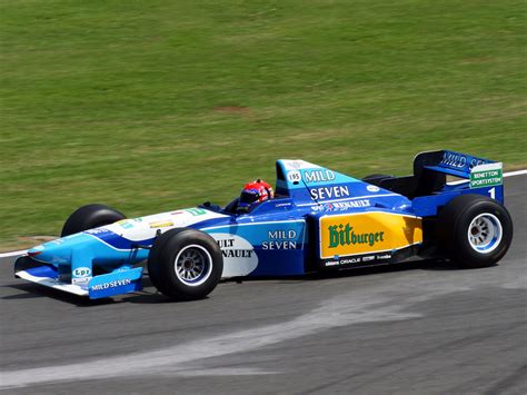 Benetton B195 1995 Race Car Racing Vehicle Supercar Formula 1