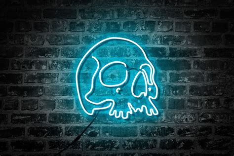 Neon Skull On Behance