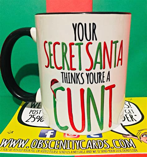 Your Secret Santa Thinks You Re A Cunt Mug Cup
