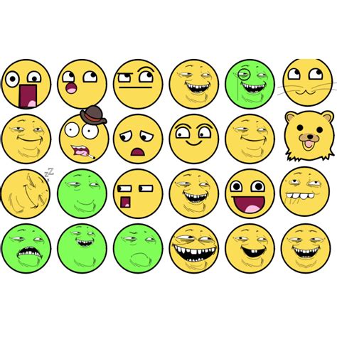 Troll Face Color Free SVG