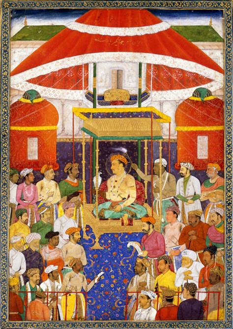The Great Mughal Jahangir S Darbar C Mughal Paintings