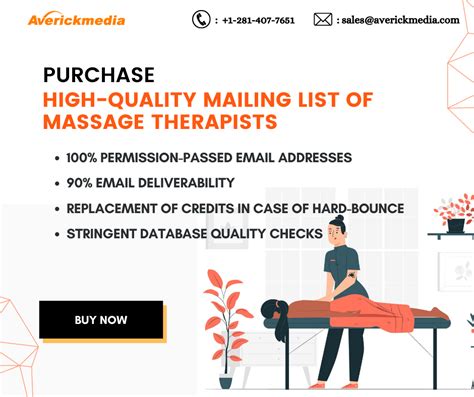 Top Verified Massage Therapist Email List In Us From Averickmedia Golden Health Centers