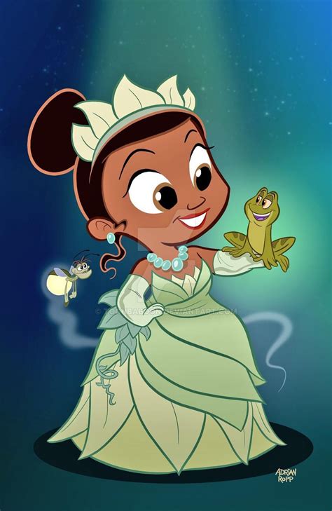 Chibi Tiana By Jennifairyw On Deviantart Princesas Di