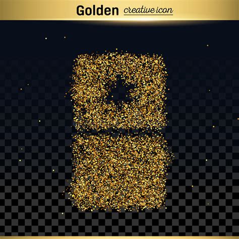 Gold Glitter Vector Icon Stock Vector Illustration Of Commercial