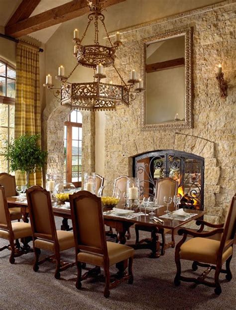Rustic Dining Room Tuscan Decorating Tuscan House