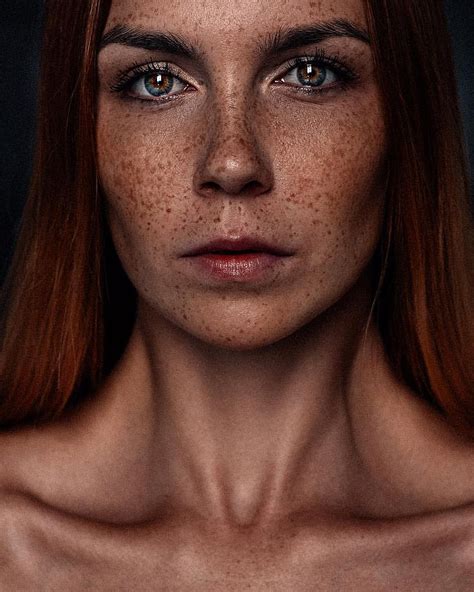 Portrait Face Redhead Aleksey Trifonov Women Hd Phone Wallpaper