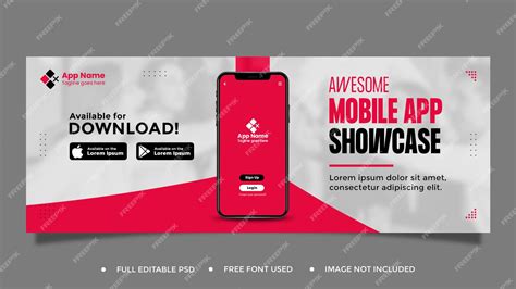 Premium Psd Mobile App Promotion Social Media Post Banner Template