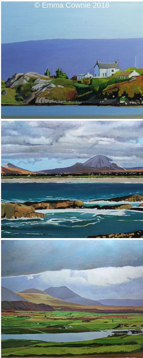 Donegal Paintings Ireland Irish Landscape Landscape Paintings