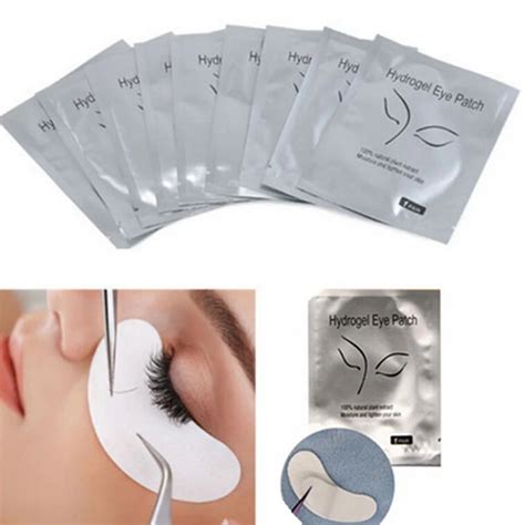 10 Pair Make Up Cosmetic Supply Eye Pads Eyelash Pad Gel Patch Lint Free Lashes Extension Mask
