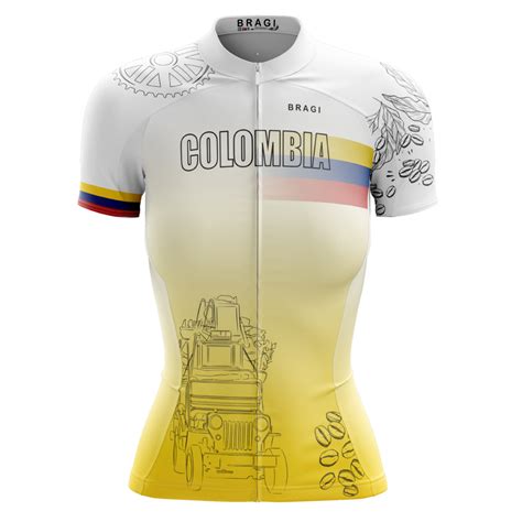 jersey de colombia para mujer bragi cycling