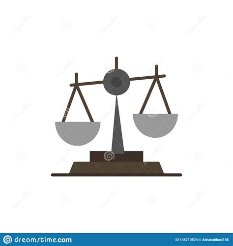 Balance Court Judge Justice Law Legal Scale Scales Flat Color