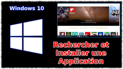 Tuto Windows 10 Rechercher Et Installer Une Application Youtube