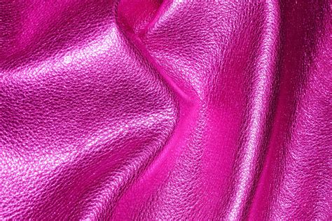Hot Pink Pebbled Metallic 12x12 Shows The Grain Cowhide Leather 25