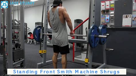 Standing Front Smith Machine Shrugs Youtube