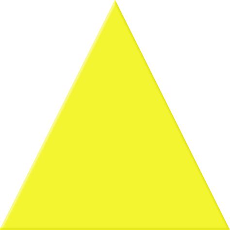 Yellow Triangle Transparent Background Cutout Png And Clipart Images