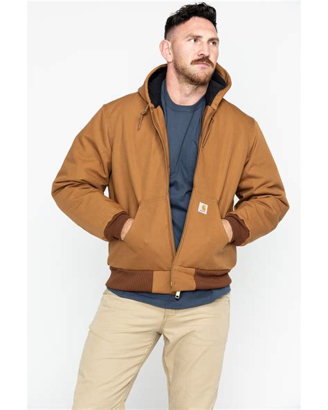 Carhartt Quilted Flannel Lined Duck Active Jacket Sheplers