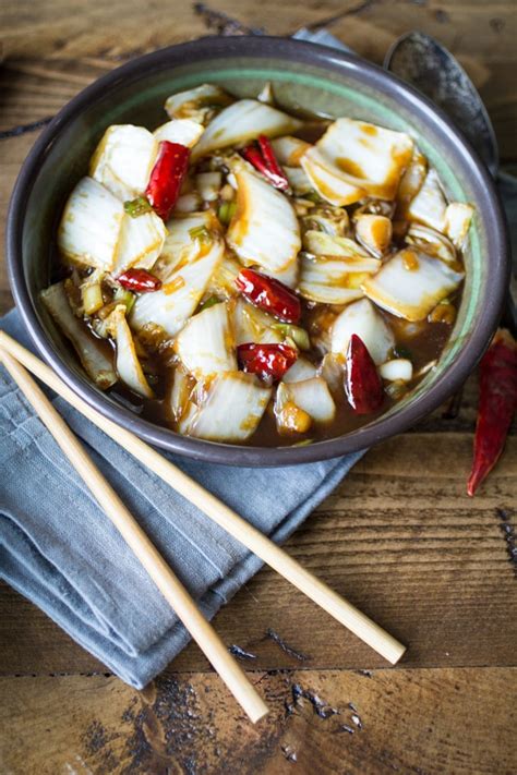 We are cooking chinese american. Spicy Sichuan Cabbage - The Wanderlust Kitchen