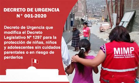 Decreto De Urgencia Nº 001 2020 Sistema Peruano De Información Jurídica
