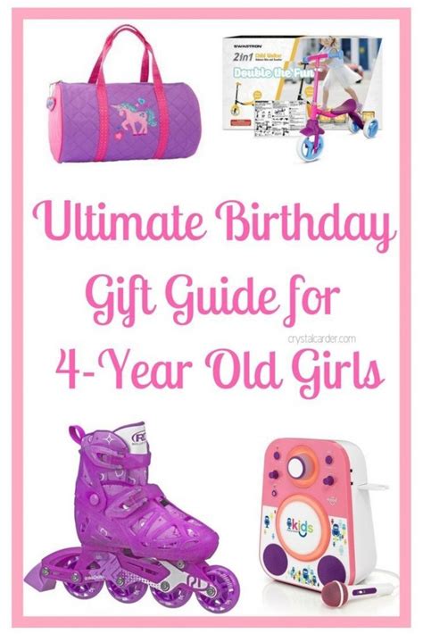 Ultimate Birthday T Guide For 4 Year Old Girls Crystal Carder