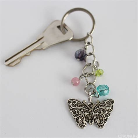 Making Your Own Keychain Is Really Fun Check Out This Butterfly Craft