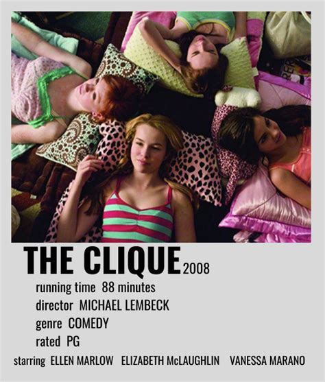 The Clique Poster In 2022 The Clique Movie Clique Movies Showing
