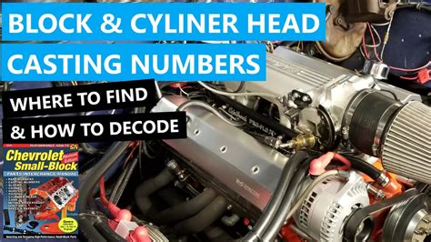 Block And Cylinder Head Casting Numbers Where To Find And How To
