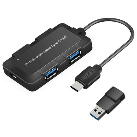 Costech Type C Hub Usb C To 4 Port Usb 30 Converter Plug And Play