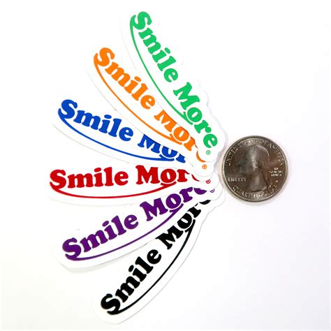 Smile More Mini Sticker Pack The Smile More Store