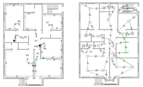 Big House Electrical Layout Plan Autocad Drawing Cadbull This Is The