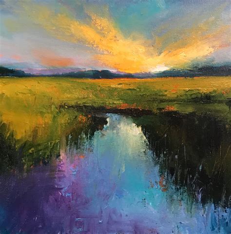 Cool Waters By Cac Artist Beth Williams Landscape Art Painting