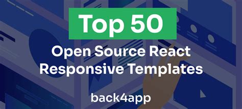 Top Open Source React Responsive Templates