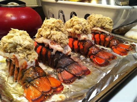 Crab Stuffed Lobster Tails 021 Lobster Recipes Tail Lobster Recipes