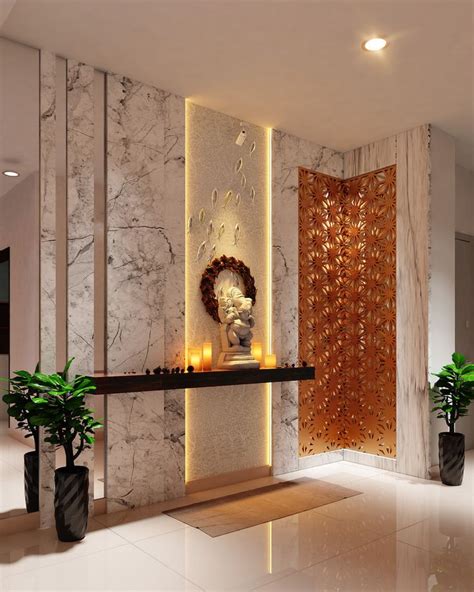 Indian Home Entrance Wall Design