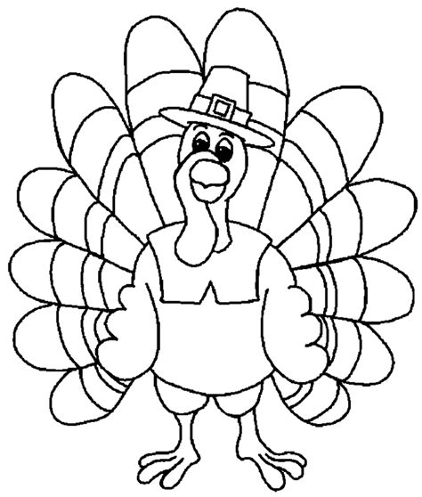 Turkey Color Pages Printable