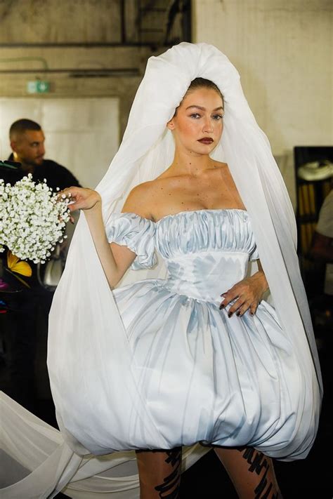 Bubble Bridal Butterflies Why Moschinos Bridal Dress Worn By Gigi
