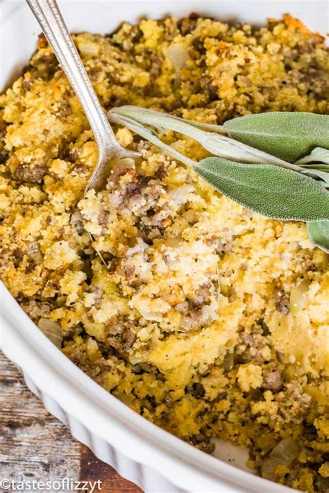 The heat of canned green chilies is a great match for the. Use leftover cornbread to make a savory sausage cornbread stuffing that is idea … | Sausage ...